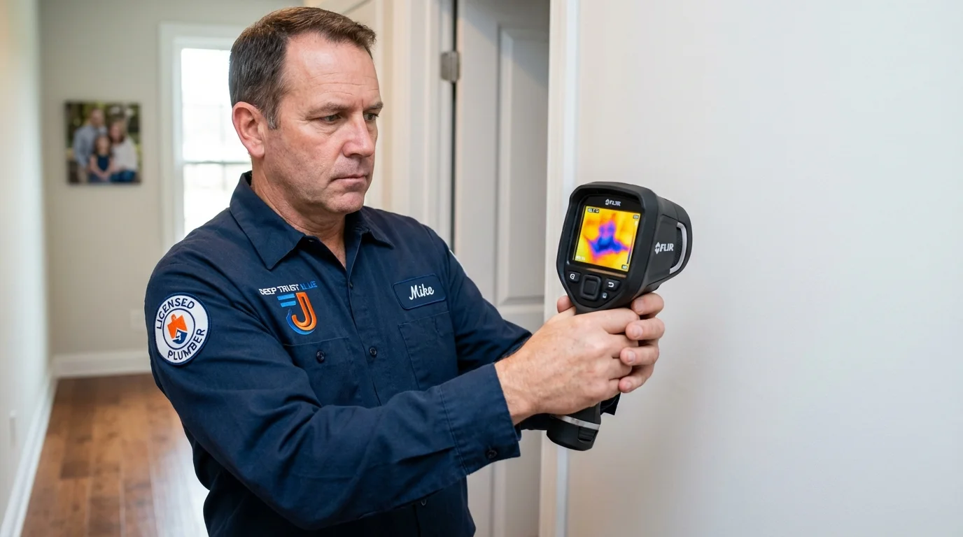 Thermal imaging leak detection by Johns Plumbing LLC in Tooele